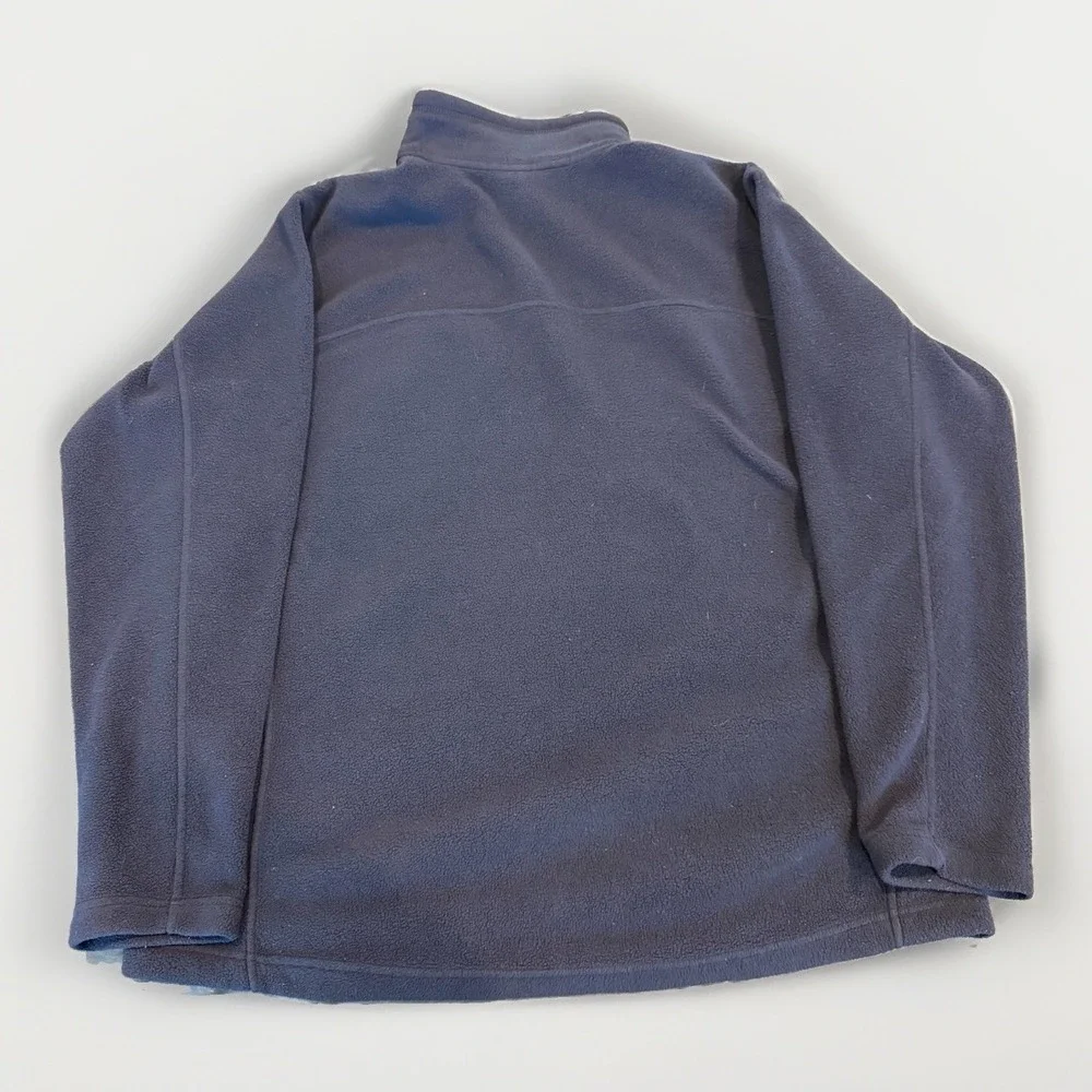 Patagonia Synchilla Fleece Full Zip Mens XL Blue‎ Jacket Logo
